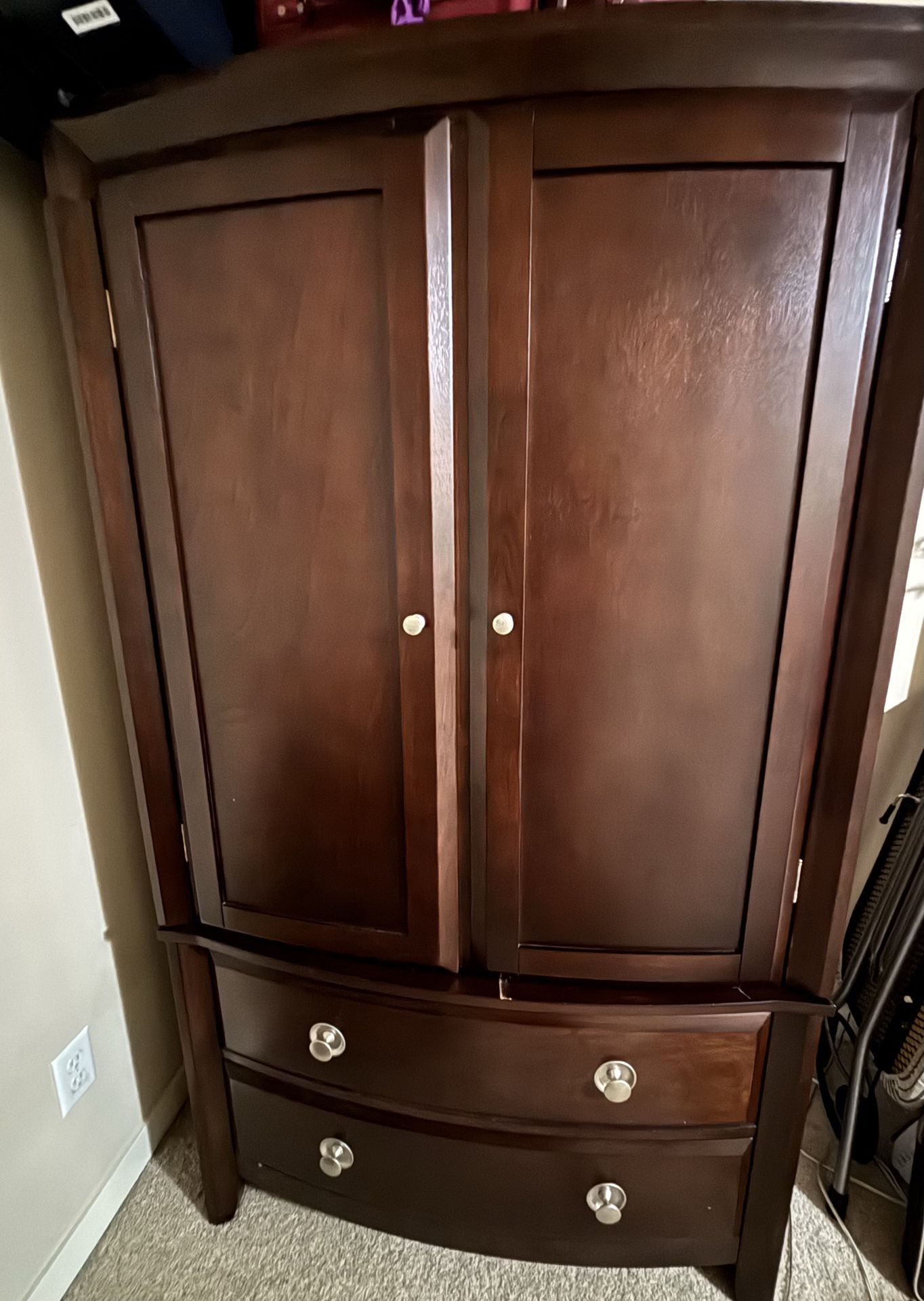 Wooden armoire in good condition
