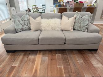 2 couch set with ottoman