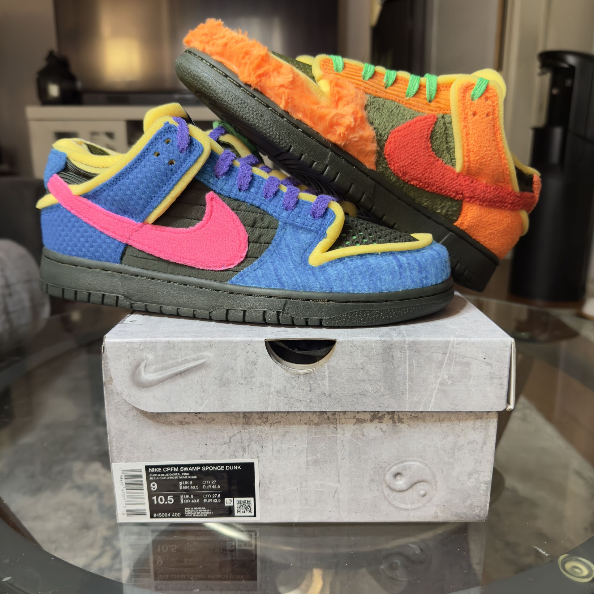 Nike Dunk Low x CPFM Swamp Sponge “Photo Blue” Size 9