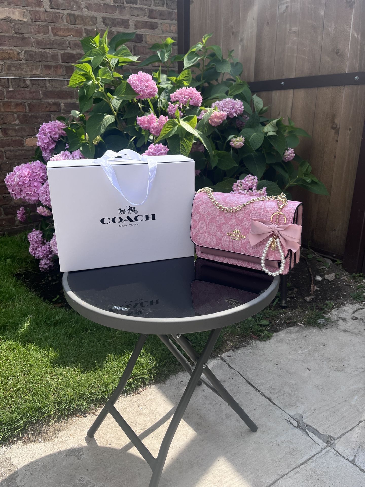 Pink Coach “Mini Klare”