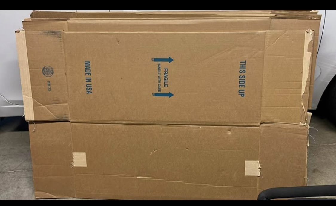 Large Boxes 2 For $5 -36” Tall X 17” Square