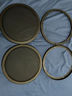 10” Speaker Grills Pair