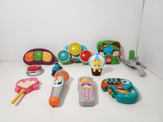 Safari Park, Baby Einstein, Num Noms, Toy Cell Phone, Musical Giraffe,  Dog, Fun Voice and more