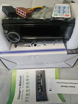 Brand New In Box Car Radio Bluetooth Single DIN Stereo