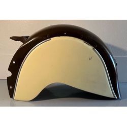 Vintage Indian Motorcycle Chief Chieftain Rear Wheel Cover Fender Two Tone RARE