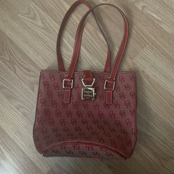 Red Handbag Vintage Medium Size