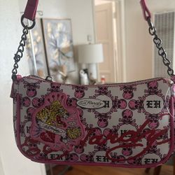 Pink Ed Hardy Purple/crossbody