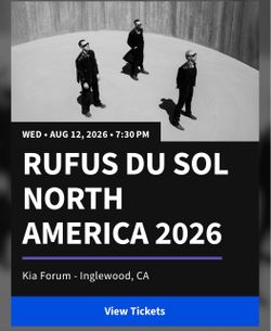 Tickets Rufus Du Sol