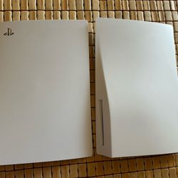 Ps5 Disc Version OG Face Plates White And Controller White
