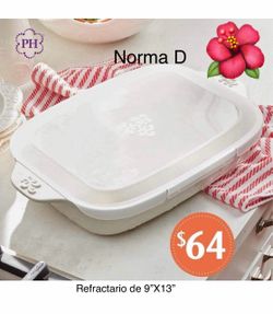 Molde refractario para hornear y servir nuevo en su caja 🌺 princess house 🌺