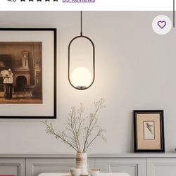 Estevanell 1 - Light Modern Unique/Statement Oval Globe Pendant Lights