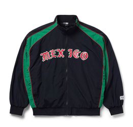 Born x Raised Mexico Track Jacket Size XL Black / Green