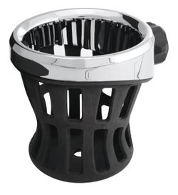 Ciro Drink Holder Perch Mount Chrome Plated & Rubber Chrome Finish 