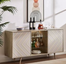 LED TV Stand ‼️ The corner of the table is somewhat damaged.‼️