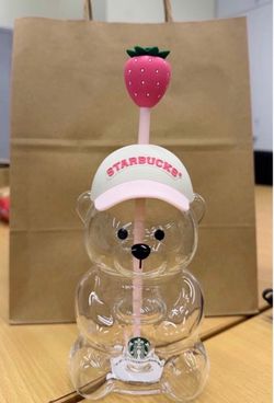Starbucks strawberry bear cup