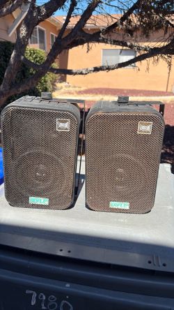 Free speakers.