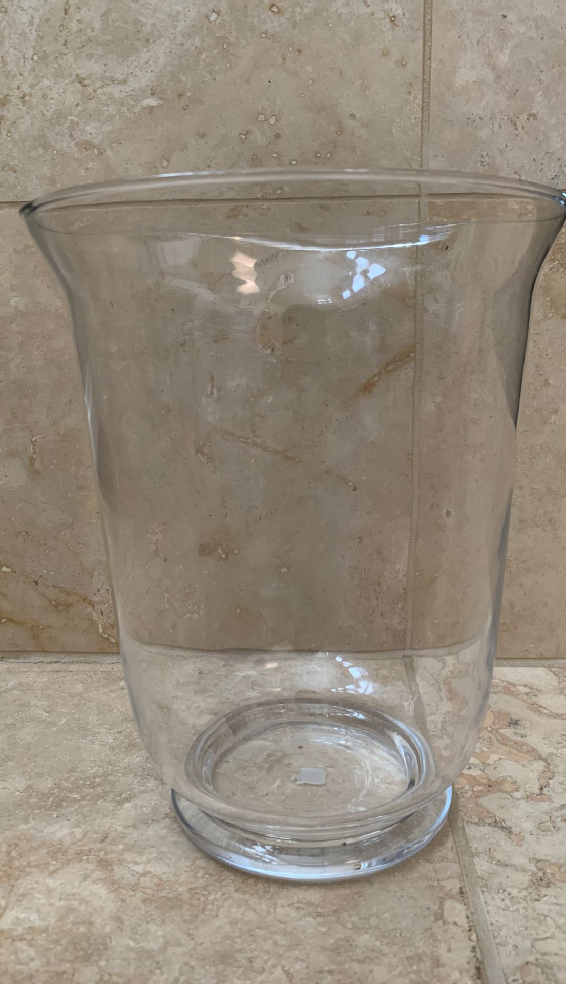 Glass Vase 11 inches tall