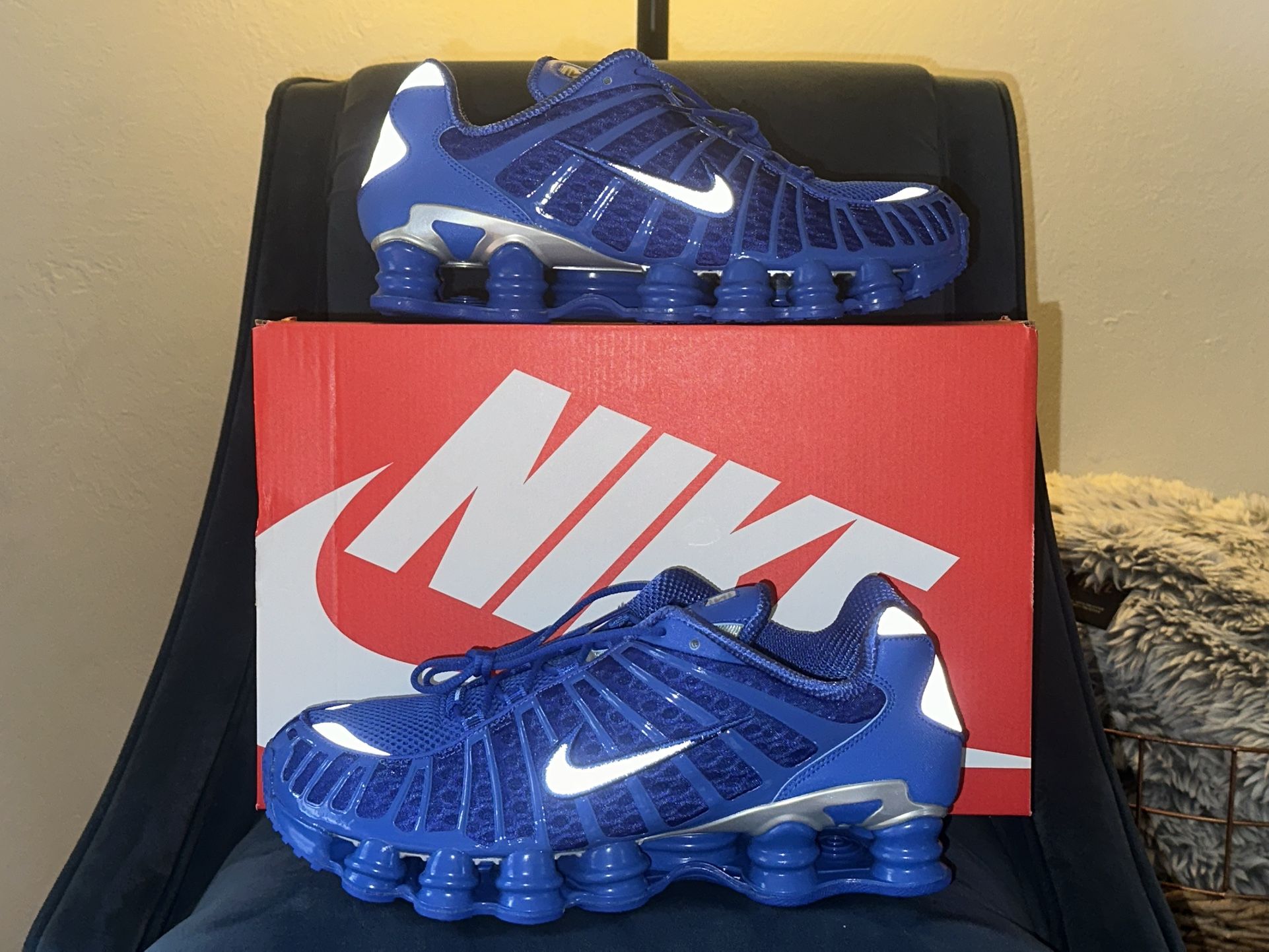 NEW NIKE SHOX TL Hyper Royal Sz 12 Shoes Sneakers