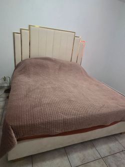 King bed frame with mattress included