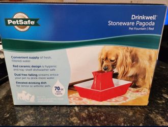 PetSafe Drinkwell Pagoda Ceramic Pet Fountain