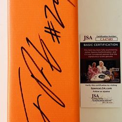 JOEY PORTER JR. SIGNED AUTOGRAPHED PITTSBURGH STEELERS TOUCHDOWN PYLON JSA COA!