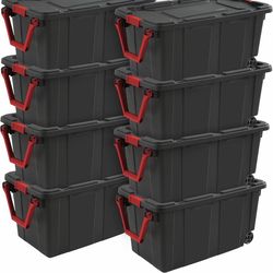 Sterilite Tote IND Wheeled Black