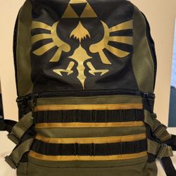 Legend Of Zelda Triforce NES Nintendo Full Size Backpack