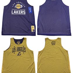 Los Angeles Lakers Reversible Jersey Ultra Game Mens Medium & Large New