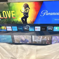 Samsung 85 Tv Smart 4k HDTV In Box  Lot Of Apps 