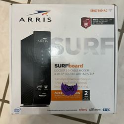 ARRIS SURFboard SBG7580AC DOCSIS 3.0 Cable Modem and WiFi AC1750 Router