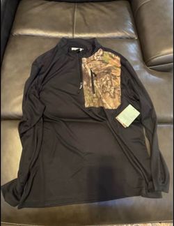 2 - Men’s size XL Magellan Camo 1/4 Zip Up’s