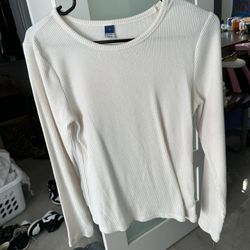 Old Navy, Long Sleeve White Shirt 