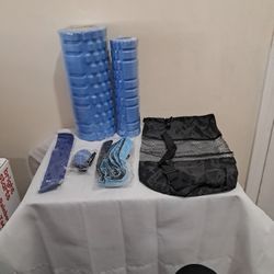 Mkeevee 6 In 1 Foam Massage Roller  (Blue)