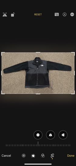 North Face Jacket Mens Medium Long Sleeve Full Zip Outdoors Lightweight Blackout