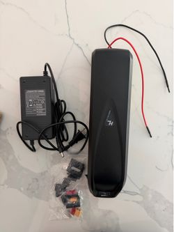 X-go 36V Electric Bike Battery with Charger, Ebike Battary Lithium-ion Battery for 500W-50W Motor (Bafang, AW, Most Ebike Conversion Kit) (36V 10AH 4P