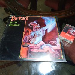 Torture Terror Kingdom vinyl record cassette tape El Paso Thrash Metal Sealed
