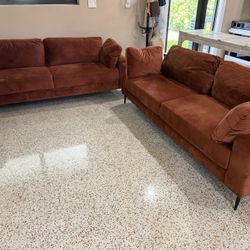 2- Mid-Century Modern Sofa 84”