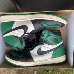 Finish line jordan 1 pine shop green