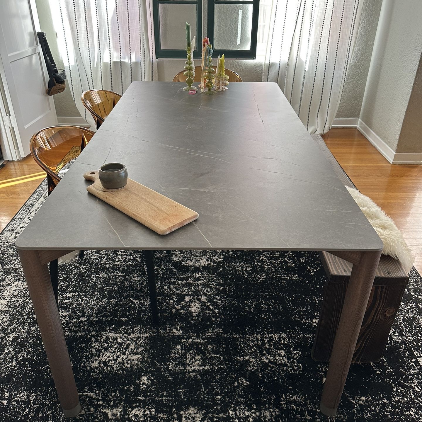 CB2 Radius Ceramic Table for Sale in Los Angeles CA OfferUp