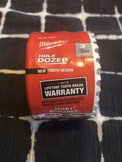 Milwaukee Hole Saw 3”
