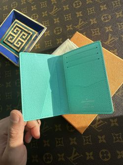 Louis Vuitton Pocket Organizer Monogram  Taiga Pine Green