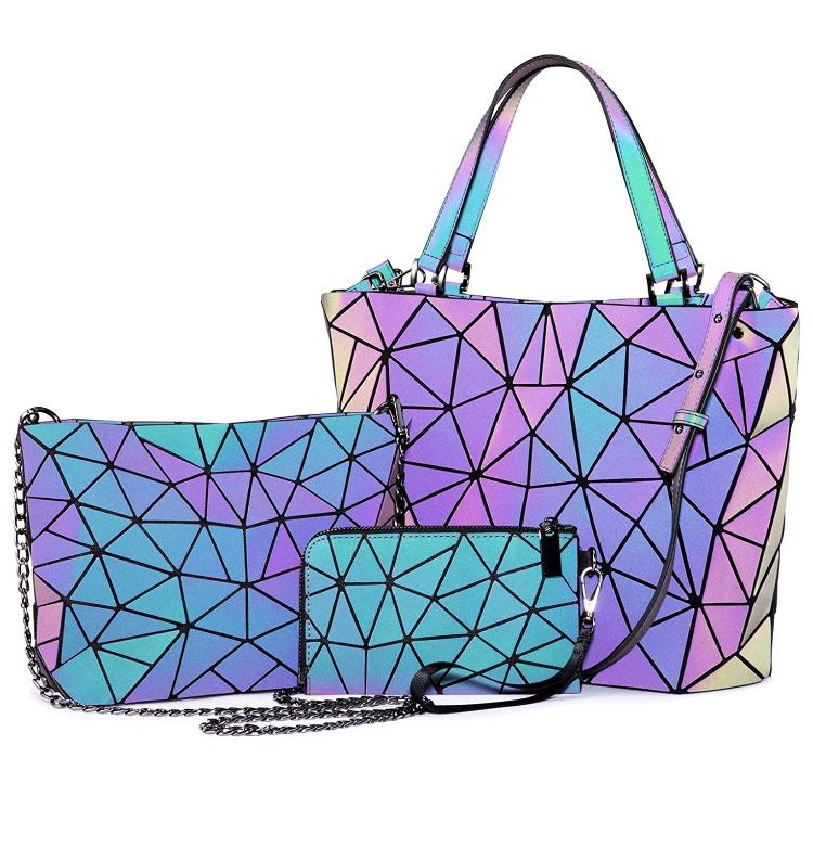 Geometric Luminous Purses and Handbags for Women Holographic Reflective  Crossbody Bag Wallet for Sale in Raytown, MO - OfferUp