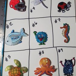 New Iron-On Patches $4.50 Each 