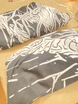 Two Graphic Wall hangings