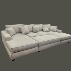BRAND NEW U SECTIONAL COUCHES SOFAS CHAISE LOUNGE 