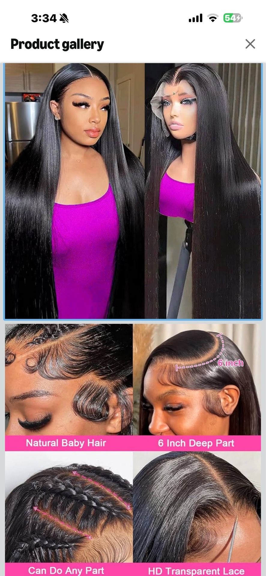 New human lace front wig