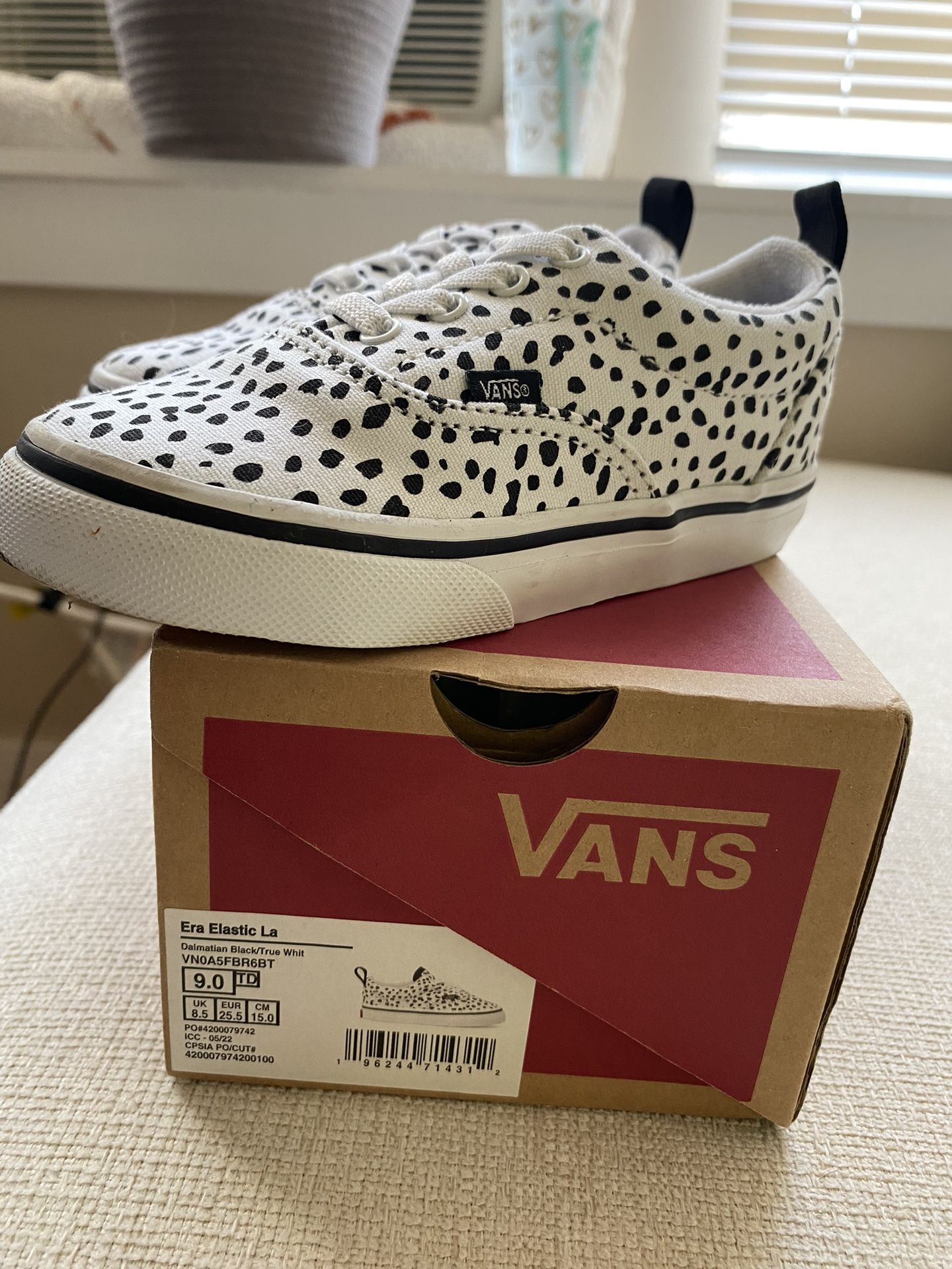 Vans Dalmatian Toddler 9C