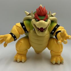 Nintendo Super Mario Bros. Movie Bowser Figure with Fire Breathing Effect