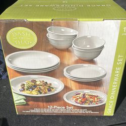 12 piece dish set