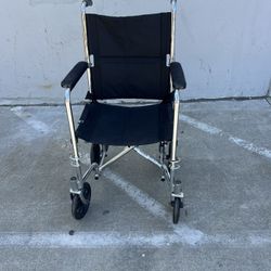 Foldable Wheelchair Black Color